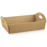 Cesti in Cartoncino Avana, Ideale per composizioni di prodotti