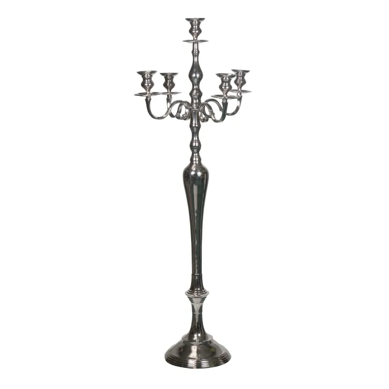 Candelabro in Metallo per 5 candele