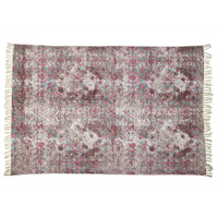 Tappeto Cotone stampato Gibson Rosa blu