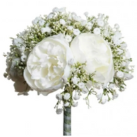 Bouquet Peonie e Gypsophila