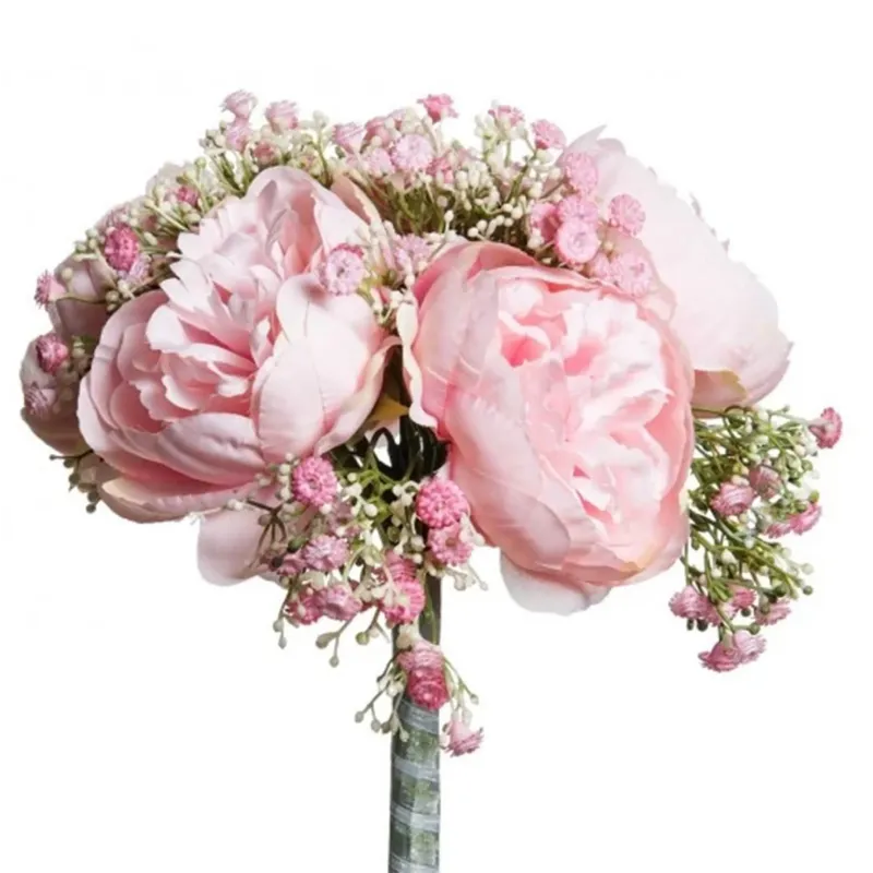 Bouquet Peonie e Gypsophila
