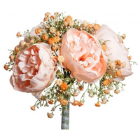 Bouquet Peonie e Gypsophila