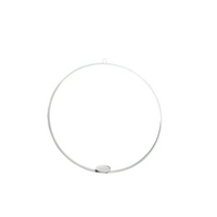 Candelabro a cerchio in metallo