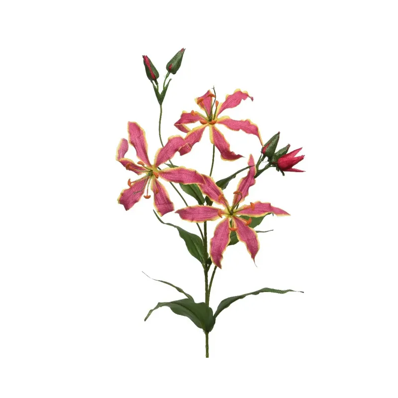 Fiore glorioso con stelo 3 fiori