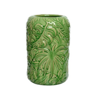 Vaso in Porcellana verde D 15 x 28,5 H