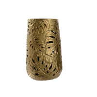 Vaso Oro Tropical in Metallo dm.22x35 h