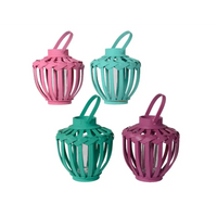 Lanterna in Bambù colori assortiti cm 25 x 25 x 26