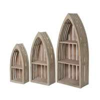 Scaffale barca in legno, arreda con charme marinaro in tre misure