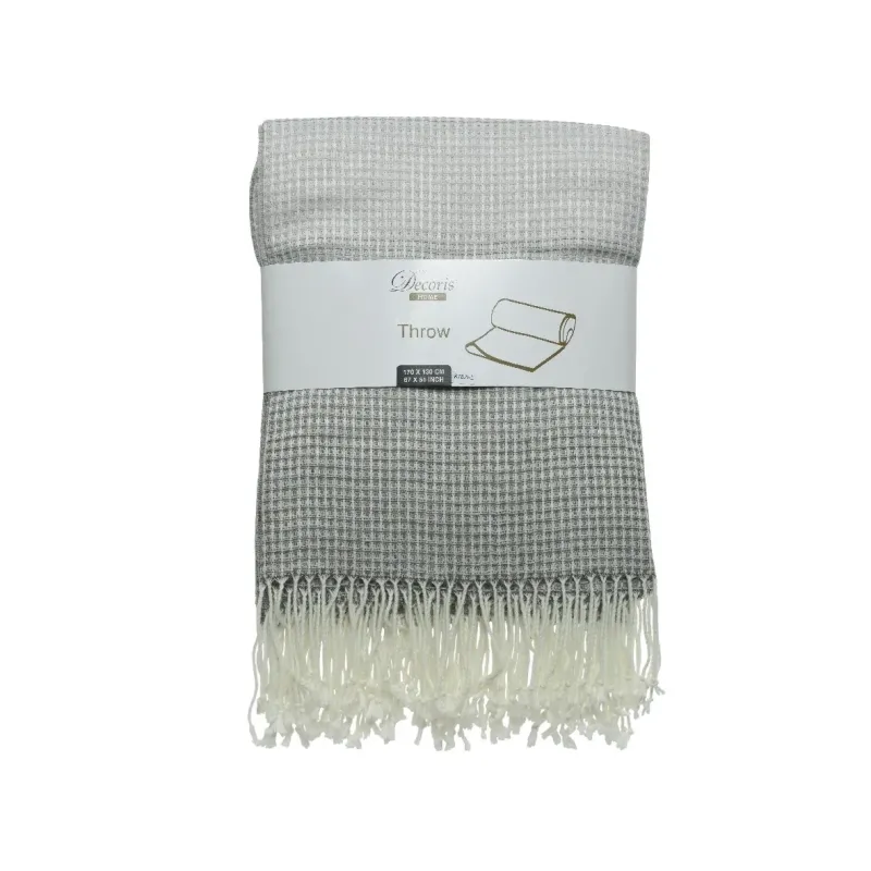 Plaid Waffle Grigio cm 170 x 130