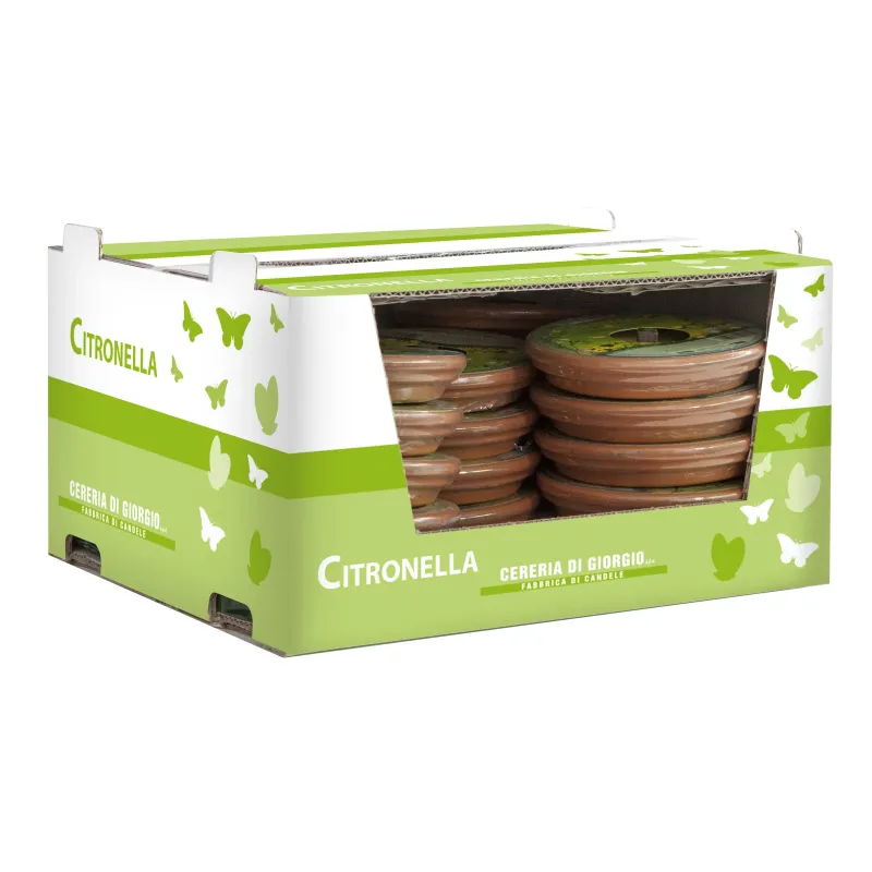 Fiaccola alla Citronella su Coccio dia. cm 15,5