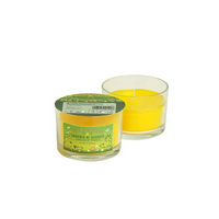 Cera alla Citronella su Bicchiere di Vetro