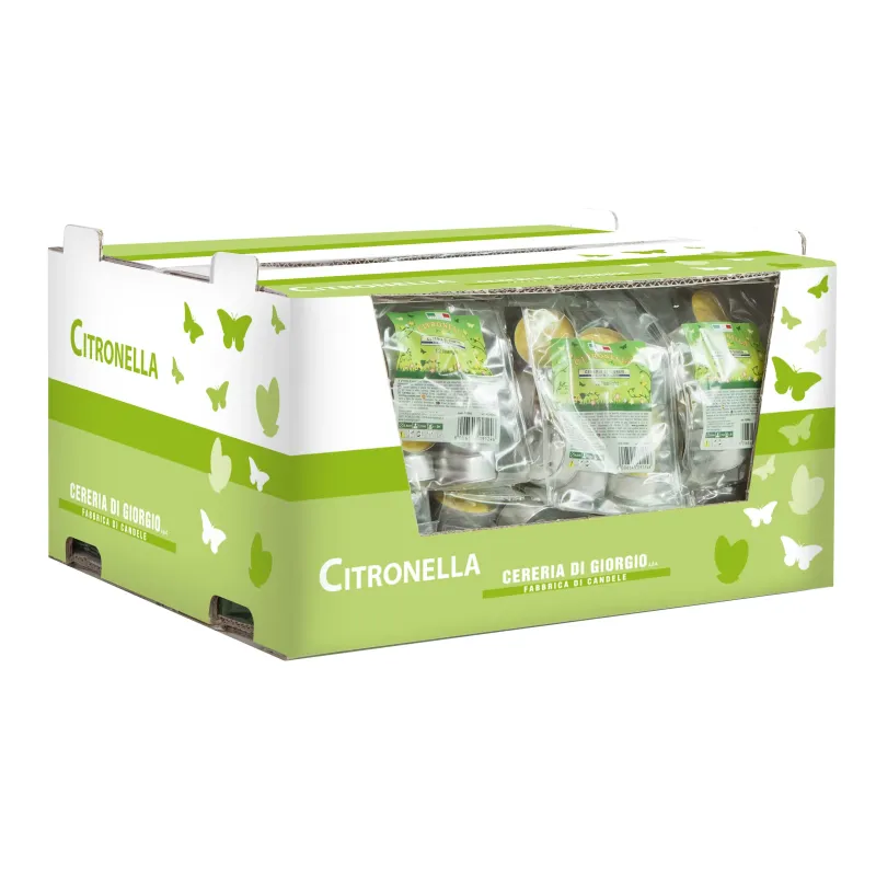 12 Tealight alla Citronella