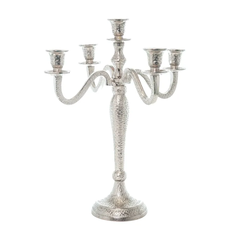 Candelabro a 4 Bracci colore Argento