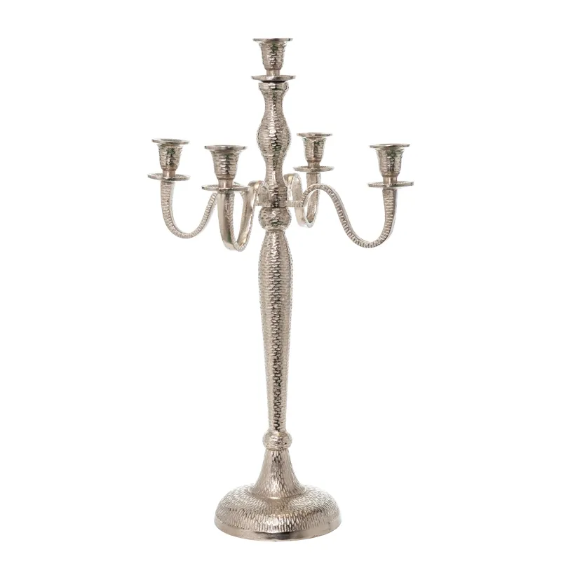 Candelabro a 4 Bracci colore Argento