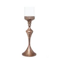 Candelabro in Metallo e Vetro