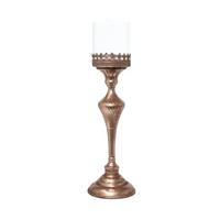 Candelabro in Metallo e Vetro