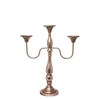 Candelabro Metallo 3 Fiamme
