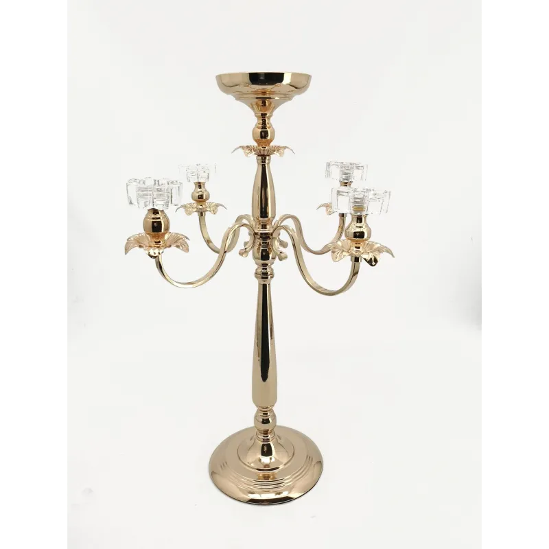 Candelabro in metallo Lucido