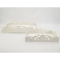 Vassoio Bianco in Legno