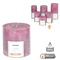 Candela con 8 Profumazioni 9x9 Cm 450 gr