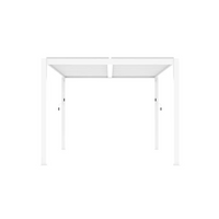 Pergola Bioclimatica Gazebo da Giardino in Alluminio Grigio Scuro Mt. 3x3 e 3x4
