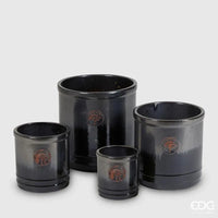 Vaso in Ceramica colore Petrolio Varie Dimensioni