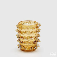 Vaso in Vetro con Punte h.23 EDG Vari Colori