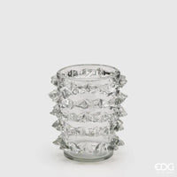 Vaso in Vetro con Punte h.23 EDG Vari Colori