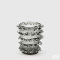Vaso in Vetro con Punte h.23 EDG Vari Colori