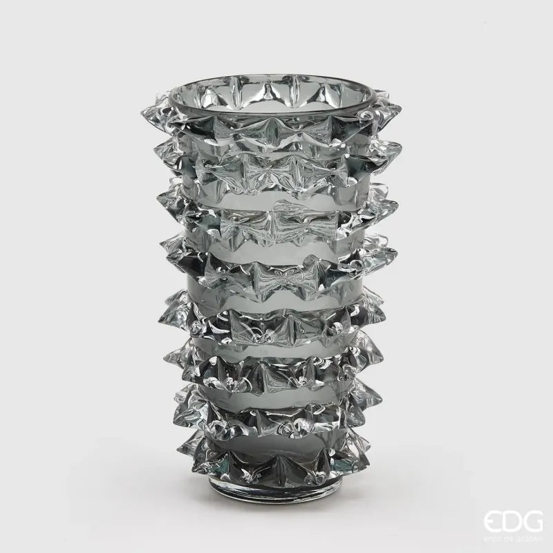 Vaso in Vetro con Punte h.35 EDG Vari Colori