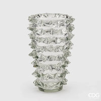 Vaso in Vetro con Punte h.35 EDG Vari Colori