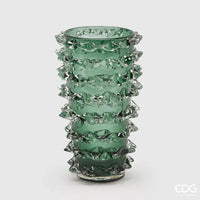 Vaso in Vetro con Punte h.35 EDG Vari Colori