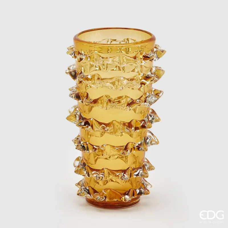Vaso in Vetro con Punte h.35 EDG Vari Colori
