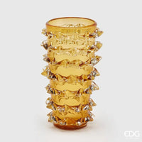 Vaso in Vetro con Punte h.35 EDG Vari Colori