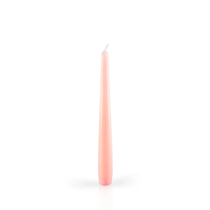 6 Candele Coniche Laccate h.21 cm Vari Colori