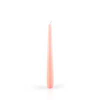 6 Candele Coniche Laccate h.21 cm Vari Colori