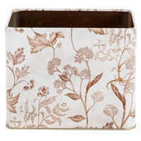 Vasetto Rettangolare in Latta