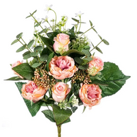 Bouquet Boccioli e Rose Vari Colori