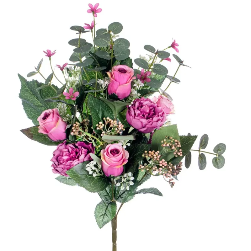Bouquet Boccioli e Rose Vari Colori