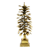 Albero Stilizzato Jordan in Metallo Oro h 68