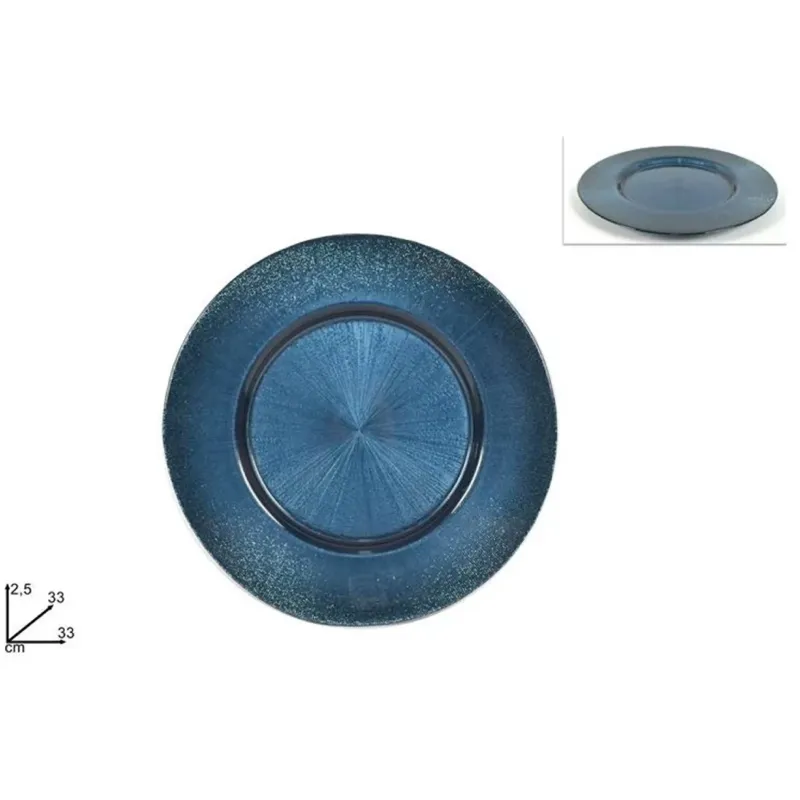 Piatto Elite in Vetro dm 33 Vari Colori
