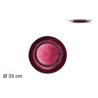 Piatto Elite in Vetro dm 33 Vari Colori