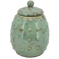 Porta Biscotti in Ceramica Verde Varie Misure