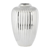 Vaso Stile Anfora Rigato Varie Altezze