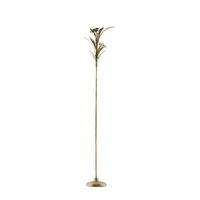 Candelabro Stelo Ines in Metallo Oro Due Misure
