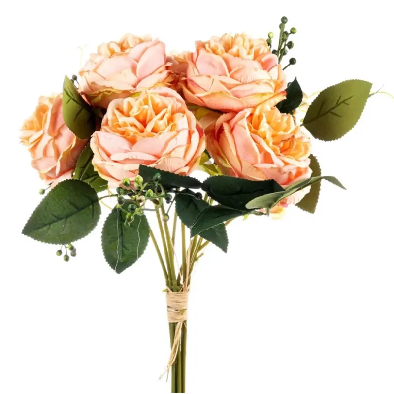 Bouquet Peonie cm 20 Vari Colori