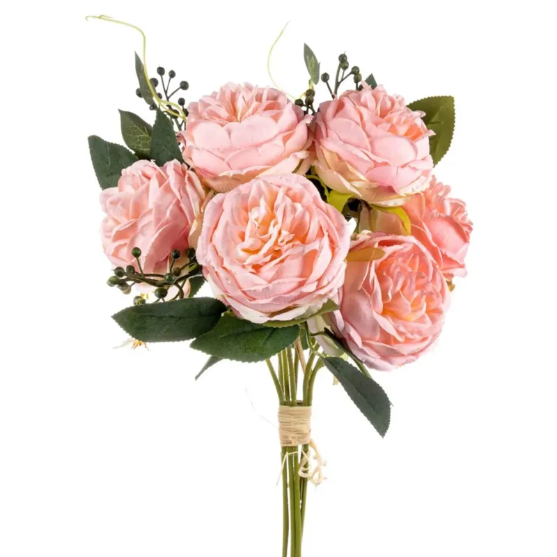 Bouquet Peonie cm 20 Vari Colori