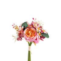 Bouquet Peonie e Infiorescenze cm 36 Vari Colori