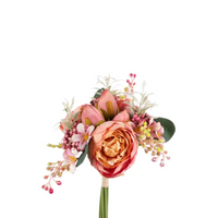 Bouquet Peonie e Infiorescenze cm 36 Vari Colori