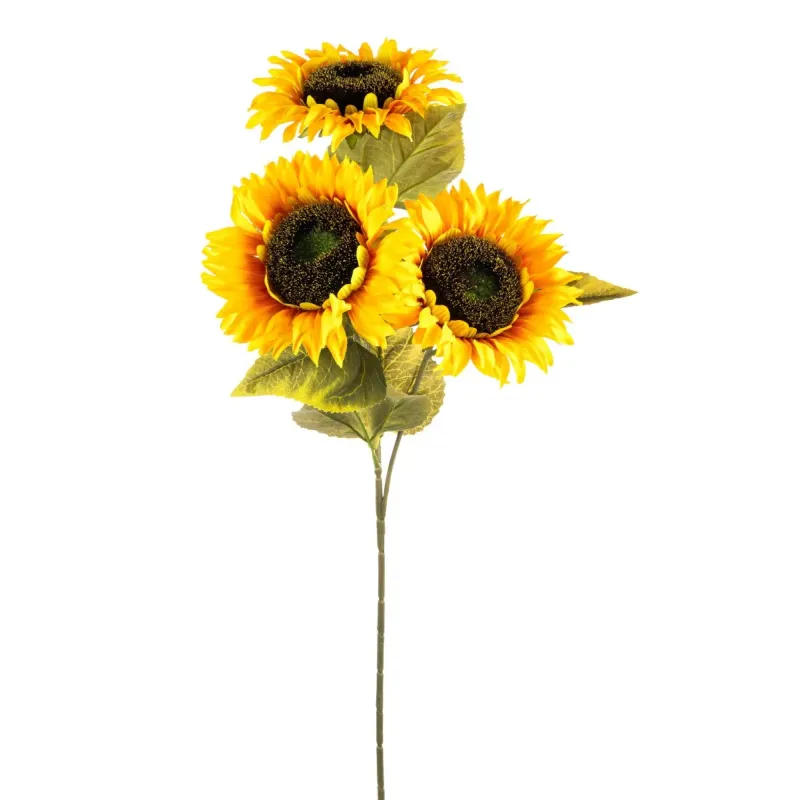 Girasole cm 60 con 3 Fiori